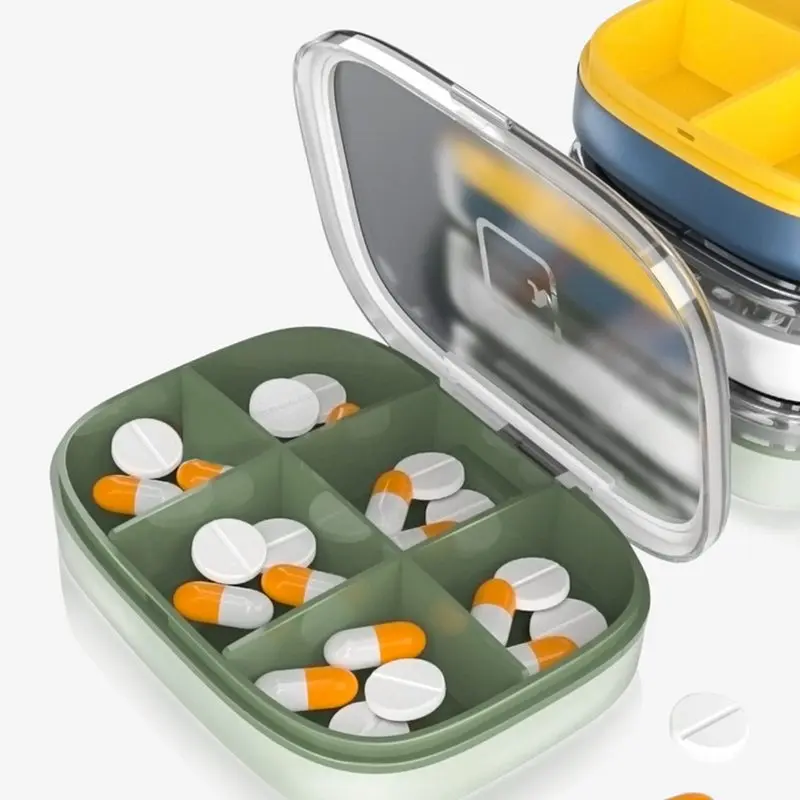 4/6 Grids Portable Medicine Box Pill Case Medicine Storage Box Sealed Moisture-proof Pill Storage Box Pill Drug Container #0
4/6 Grids Portable Medicine Box Pill Case Medicine Storage Box Sealed Moisture-proof Pill Storage Box Pill Drug Container #0