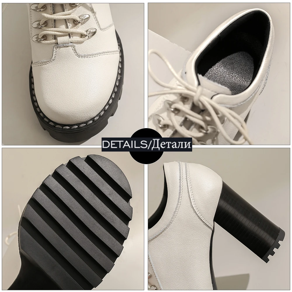 WETKISS High Heels Woman Lace up Pumps Round Toe Platform Square Heels Footwear 2021 Fashion Casual Female Spring Shoes
WETKISS High Heels Woman Lace up Pumps Round Toe Platform Square Heels Footwear 2021 Fashion Casual Female Spring Shoes