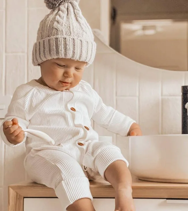 0-24M Autumn fashion Newborn Baby Boys Girls Long Sleeve Jumpsuit Autumn Solid Color Single-breasted Romper ropa para bebes
0-24M Autumn fashion Newborn Baby Boys Girls Long Sleeve Jumpsuit Autumn Solid Color Single-breasted Romper ropa para bebes