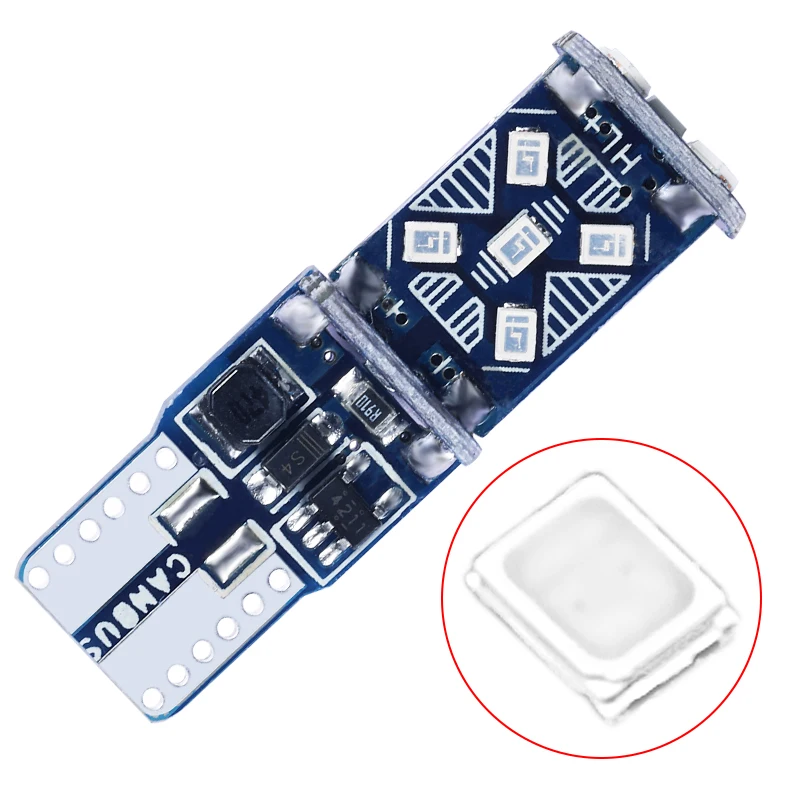 T10 Wide Light Car Signal Lamp CANBUS W5W 2016 15SMD Highlight Decoding Led Bulbs For Turn Signal Light Car Accessories
T10 Wide Light Car Signal Lamp CANBUS W5W 2016 15SMD Highlight Decoding Led Bulbs For Turn Signal Light Car Accessories