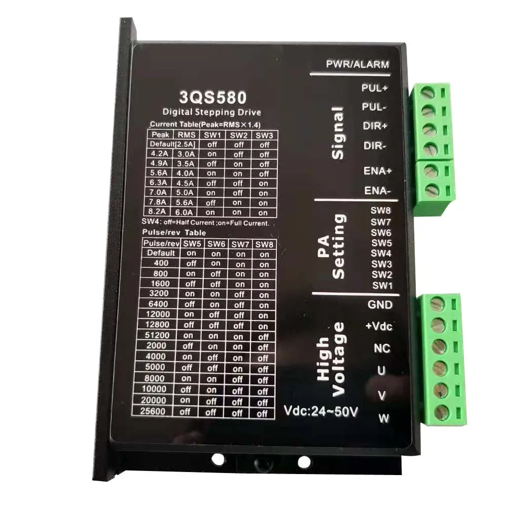 3QS580 Open Loop Driver for Laser Engraving Machine or Fiber Marking Machine Woodworking MINI Portable Cutting Machine
3QS580 Open Loop Driver for Laser Engraving Machine or Fiber Marking Machine Woodworking MINI Portable Cutting Machine