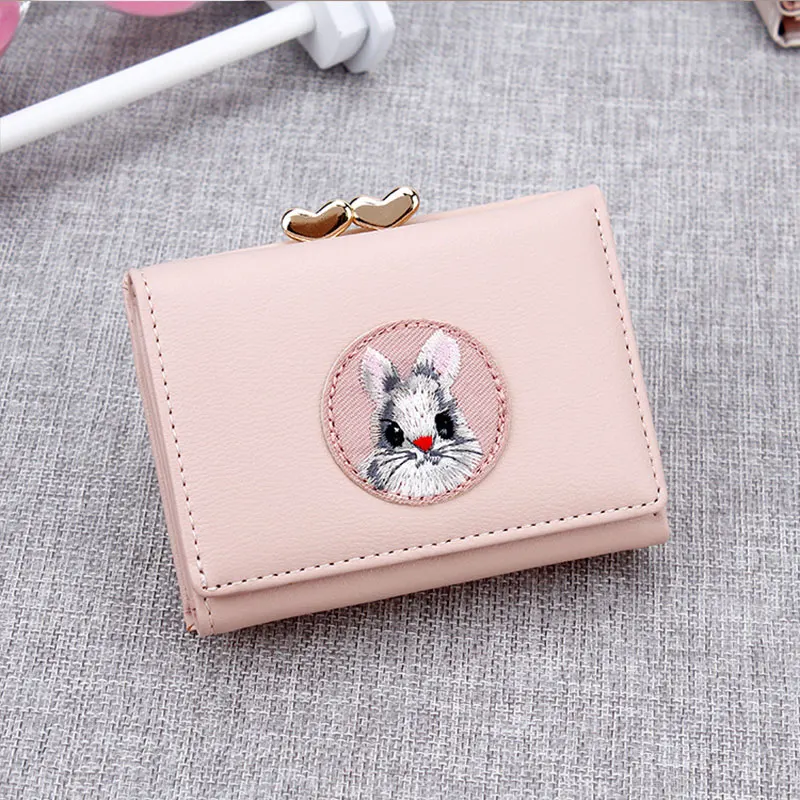 Women Wallet Small Cute Rabbit Wallet Famale Short PU Leather Solid Wallets Hasp Purses Portefeuille Female Purse Clutch
Women Wallet Small Cute Rabbit Wallet Famale Short PU Leather Solid Wallets Hasp Purses Portefeuille Female Purse Clutch