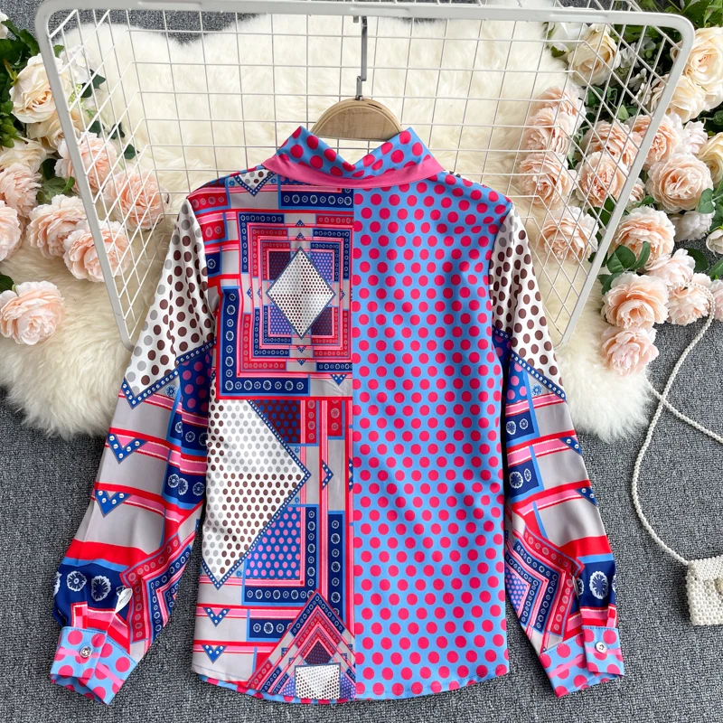 Muti-Color summer crop top women Turn Down Collar Casual holiday tank top Full Sleeves Buttons Down Chic Tops
Muti-Color summer crop top women Turn Down Collar Casual holiday tank top Full Sleeves Buttons Down Chic Tops