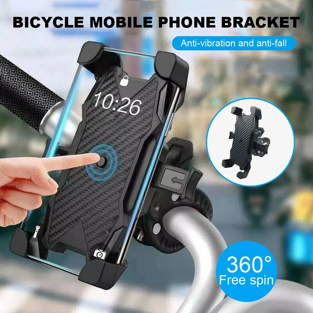 Bniversal Bike Motorcycle Scooter Handlebar Mobile Phone Holder Suitable For 4.7-6.9 Inch Smart Phone
Bniversal Bike Motorcycle Scooter Handlebar Mobile Phone Holder Suitable For 4.7-6.9 Inch Smart Phone