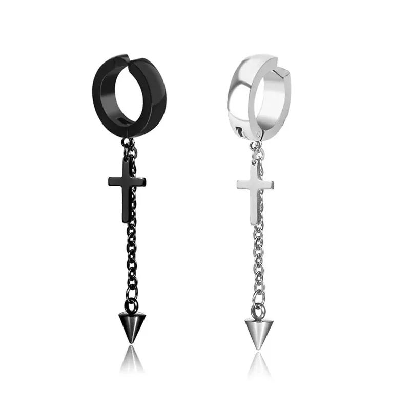 Creative Titanium Steel Cross Earclip Sells Earrings Earrings Stainless Steel Punk Earclip 1pc Hip Hop Fashion Jewelry.
Creative Titanium Steel Cross Earclip Sells Earrings Earrings Stainless Steel Punk Earclip 1pc Hip Hop Fashion Jewelry.