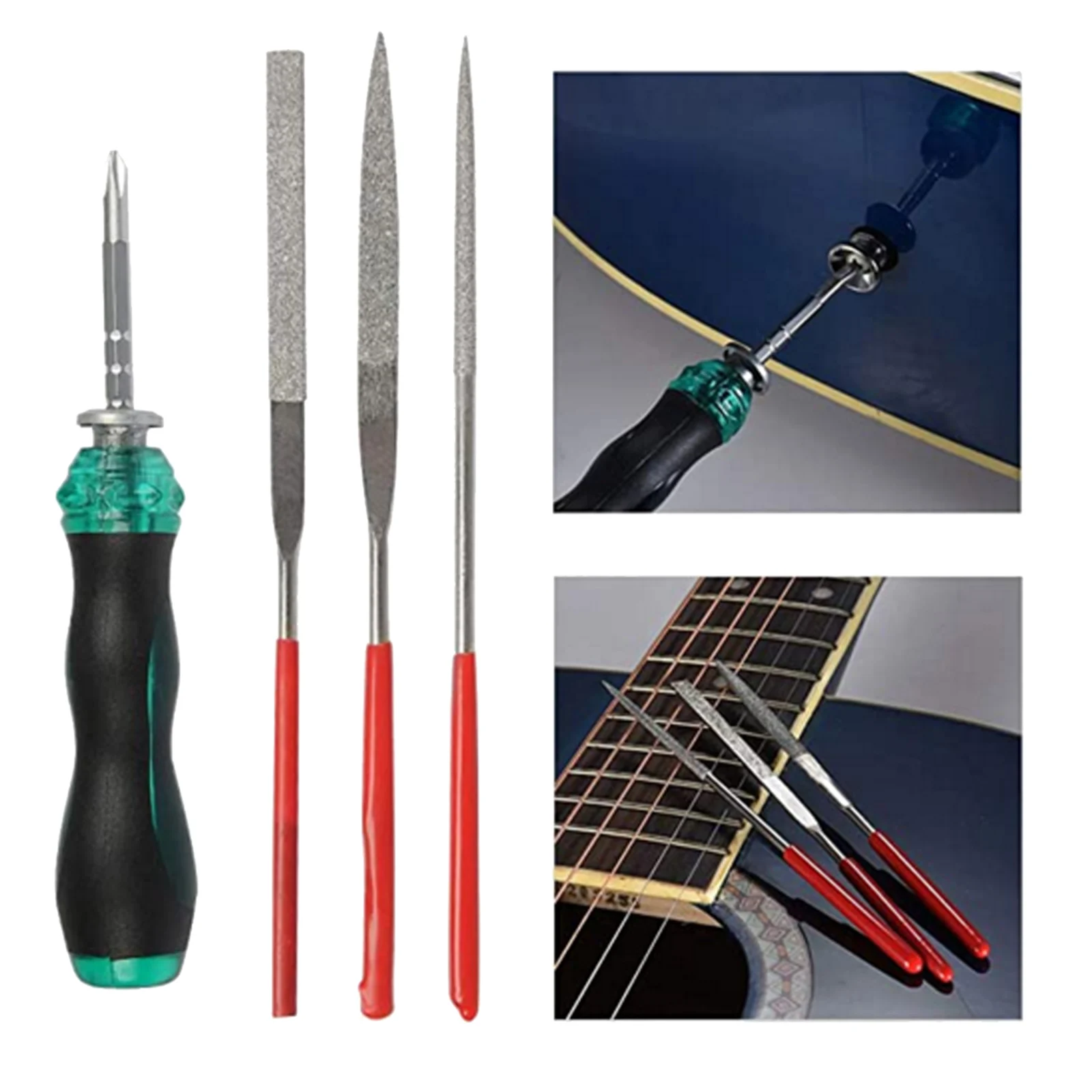 25 Pieces Guitar Repair Tool Kit String Winder Cutter Picks Pin Puller Wrench Lightweight Portable Music Element
25 Pieces Guitar Repair Tool Kit String Winder Cutter Picks Pin Puller Wrench Lightweight Portable Music Element