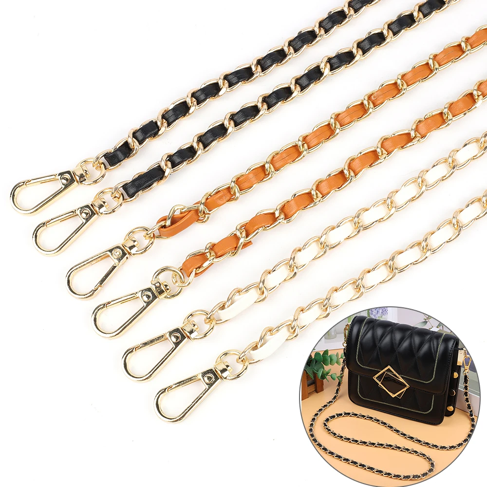 Fashion DIY Black Brown White PU Leather Purse Handle Replacement Metal Gold Shoulder Crossbody Bag Chain Straps for Women
Fashion DIY Black Brown White PU Leather Purse Handle Replacement Metal Gold Shoulder Crossbody Bag Chain Straps for Women