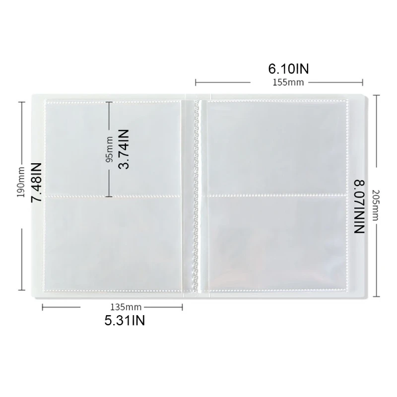 Q1QD Art Nail Sticker Binder Book Plastic Nail Stenicls Organizer Holds Up to 80 Pieces Stickers Nail Sticker Binder Book
Q1QD Art Nail Sticker Binder Book Plastic Nail Stenicls Organizer Holds Up to 80 Pieces Stickers Nail Sticker Binder Book