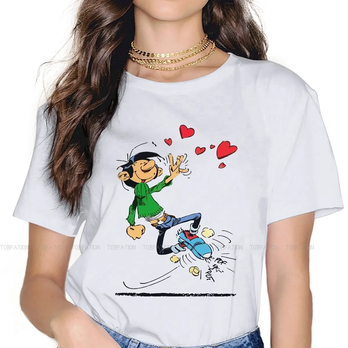 Big Ben Kawaii Girls Women T-Shirt Gaston Lagaffe Comics 5XL Blusas Harajuku Casual Short Sleeve Vintage Oversized Tops
Big Ben Kawaii Girls Women T-Shirt Gaston Lagaffe Comics 5XL Blusas Harajuku Casual Short Sleeve Vintage Oversized Tops