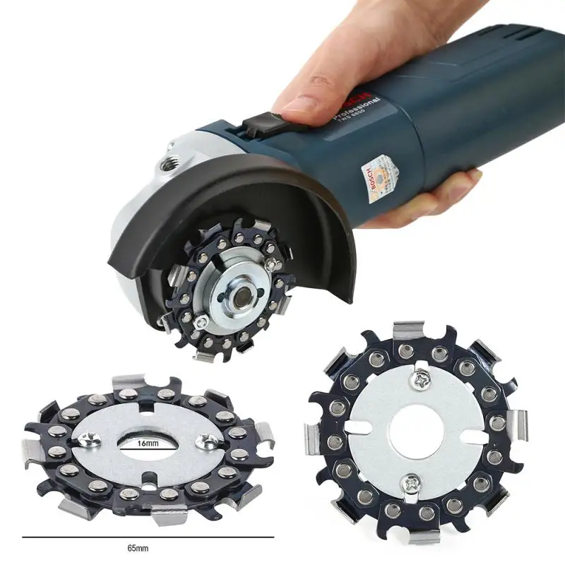 16mm 25mm Inch Wood Carving Disc Chain Saw Blade Woodworking Chain Plate Hand Tool Multi-Functional Angle Grinding Accessories
16mm 25mm Inch Wood Carving Disc Chain Saw Blade Woodworking Chain Plate Hand Tool Multi-Functional Angle Grinding Accessories