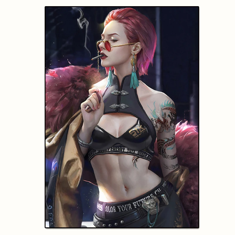 Cool Sexy Tattoo Girl Woman Canvas Painting Custom Print Video Game Anime Poster Wall Art Picture for Bedroom Living Room Decor
Cool Sexy Tattoo Girl Woman Canvas Painting Custom Print Video Game Anime Poster Wall Art Picture for Bedroom Living Room Decor