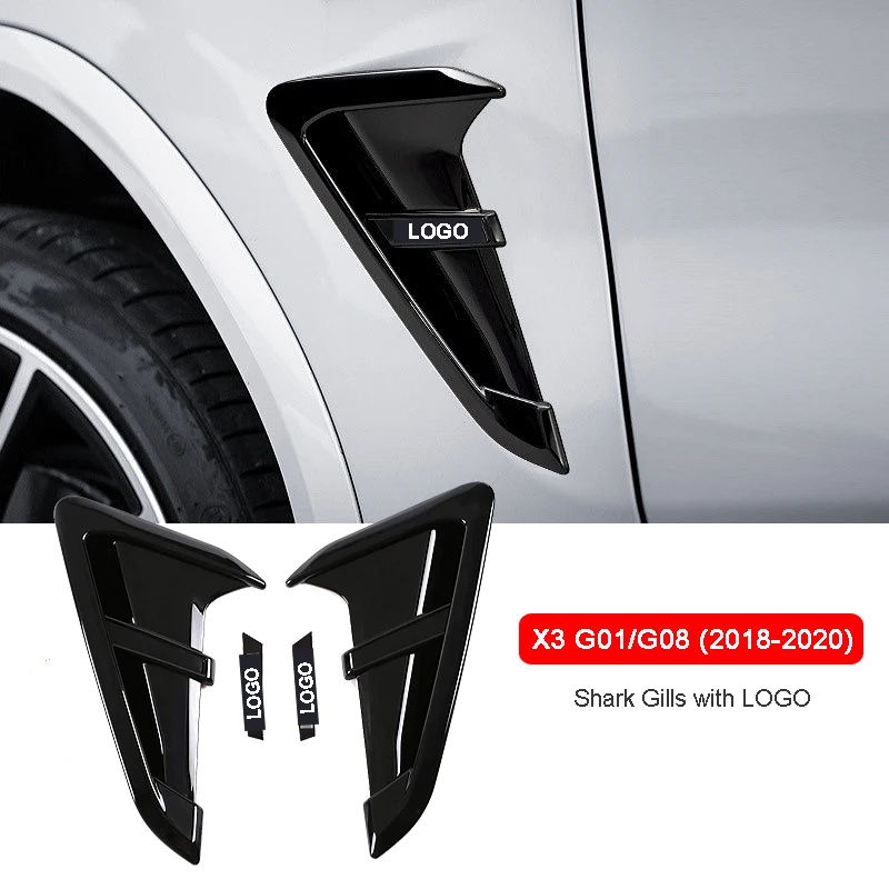 Car Body Side Fender 3D Emblem Decoration Stickers For BMW X3 X4 G01 G02 G08 Shark Gills with LOGO Decorat Stickers Accessories
Car Body Side Fender 3D Emblem Decoration Stickers For BMW X3 X4 G01 G02 G08 Shark Gills with LOGO Decorat Stickers Accessories