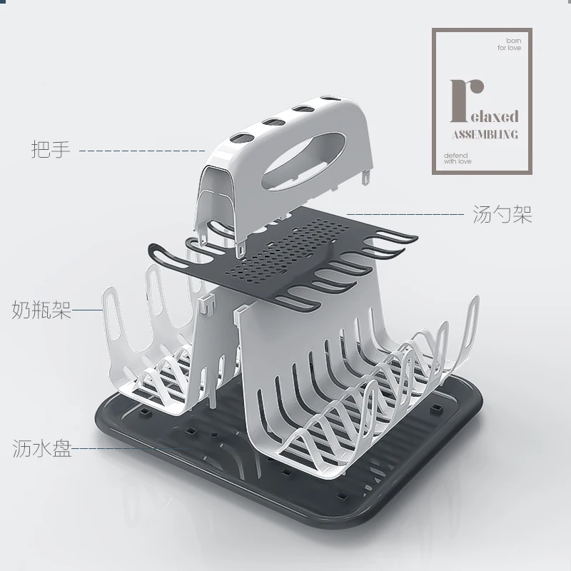 Baby Feeding Bottle Drying Rack Infant High Capacity Bottle Dryer Holder HIPS Material Dust-proof Detachable Safety StorageZL932
Baby Feeding Bottle Drying Rack Infant High Capacity Bottle Dryer Holder HIPS Material Dust-proof Detachable Safety StorageZL932