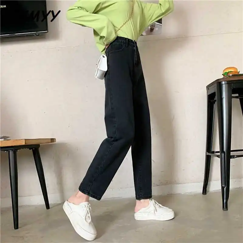 ICCLEK Women's High Waist Jeans Straight Leg Jeans Bottom Retro Streetwear Fashion Plus Size Ladies Dress Blue Black Spring 2
ICCLEK Women's High Waist Jeans Straight Leg Jeans Bottom Retro Streetwear Fashion Plus Size Ladies Dress Blue Black Spring 2