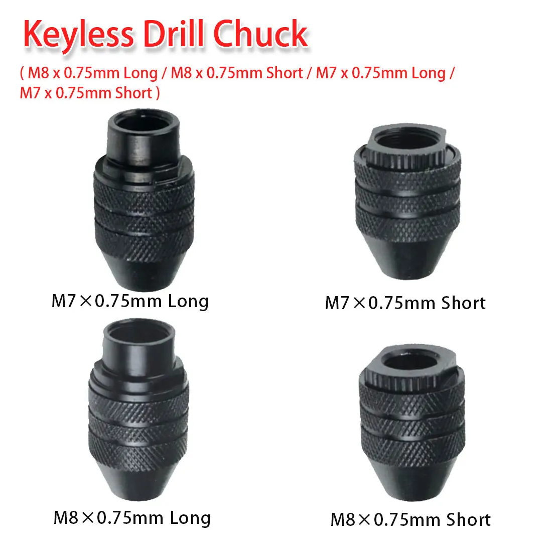 M8x0.75 мм/m7x0.75 мм без ключа сверлильный патрон резьба 9/32 40 для Dremel 4000 3000 8200