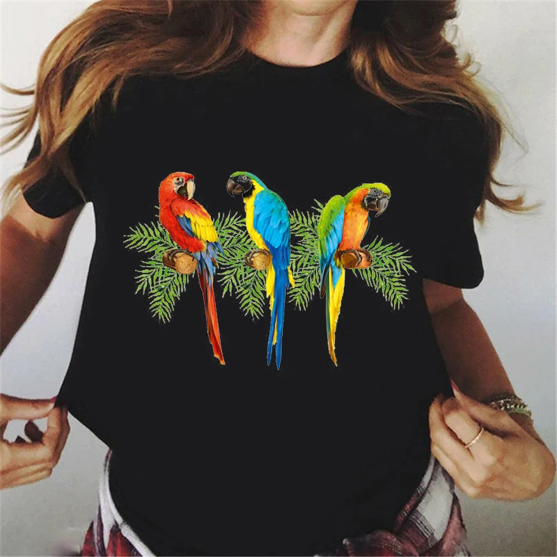 New Summer Fashion Women T Shirt Hipster Cool Pied Cockatiel family Print T Shirt femme Funny Bird Design t-shirt female tops
New Summer Fashion Women T Shirt Hipster Cool Pied Cockatiel family Print T Shirt femme Funny Bird Design t-shirt female tops