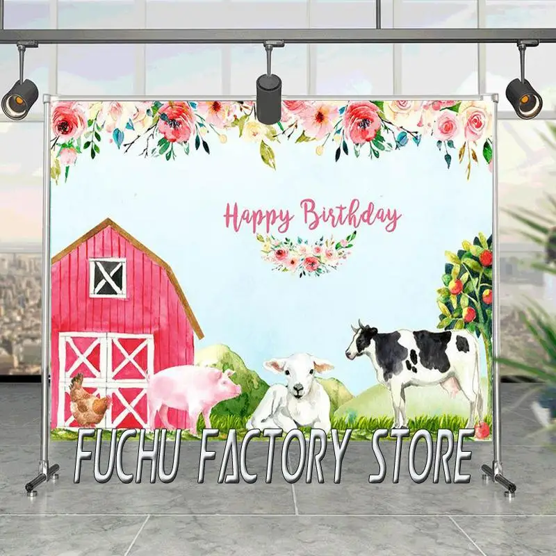 Farm Birthday Backdrop Child Red Barn Farm Animals Photography Background Newborn Babyshower Barnyard Birthday Party Decorations
Farm Birthday Backdrop Child Red Barn Farm Animals Photography Background Newborn Babyshower Barnyard Birthday Party Decorations