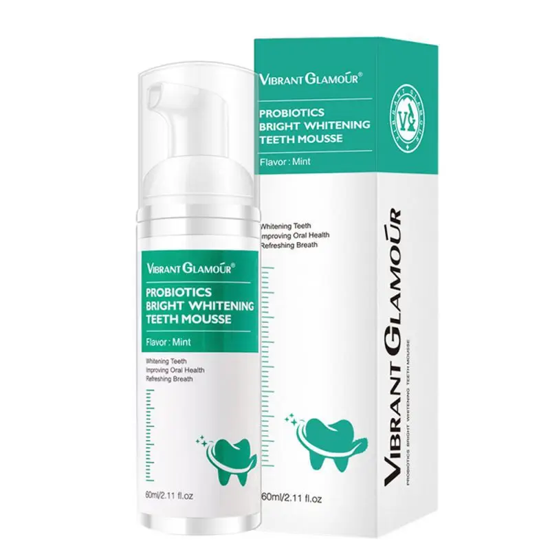 60ml Tooth Whitening Toothpaste Mousse Mint Remove Plaque Remove Stains Adult Natural Health Oral Hygiene
60ml Tooth Whitening Toothpaste Mousse Mint Remove Plaque Remove Stains Adult Natural Health Oral Hygiene