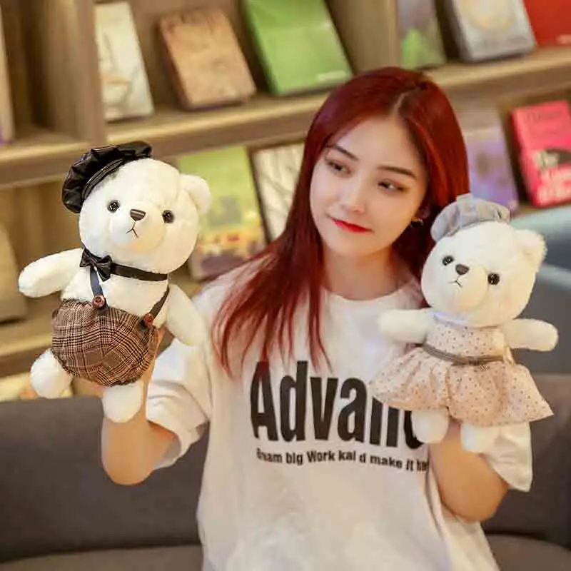 30cm 2 patterns Plush toys Mr.Bear dolls Boutique Teddy-Bear doll stuffed cartoon Strap-Bear toy Bear Lover decoration ornaments
30cm 2 patterns Plush toys Mr.Bear dolls Boutique Teddy-Bear doll stuffed cartoon Strap-Bear toy Bear Lover decoration ornaments