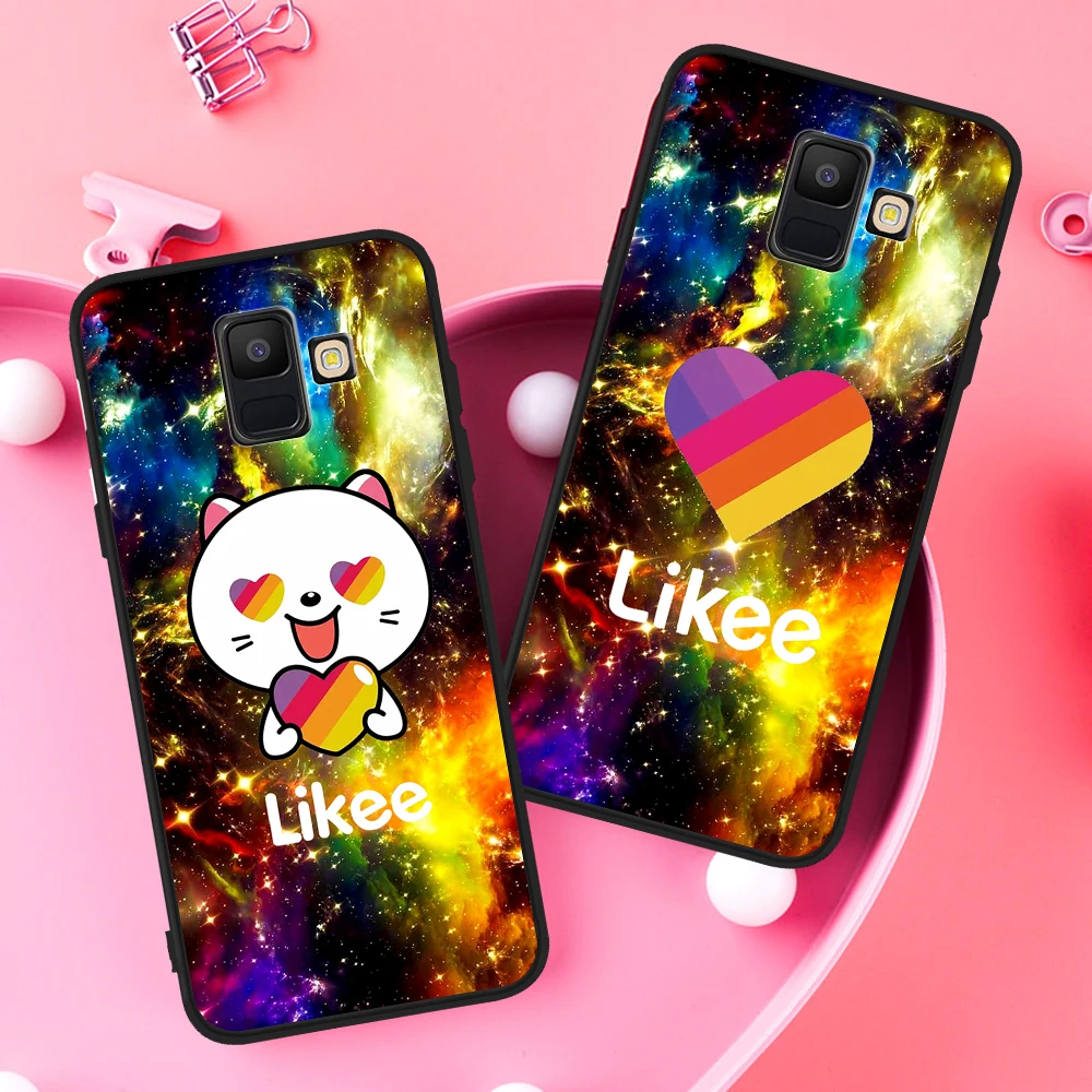 

Starry sky Likee heart phone case for Samsung Galaxy A3 A5 A6 A7 A8 A9 A10 A30 A40 A50 A70 A51 A71 A90 J3 J4 J5 J6 J7 J8 Plus