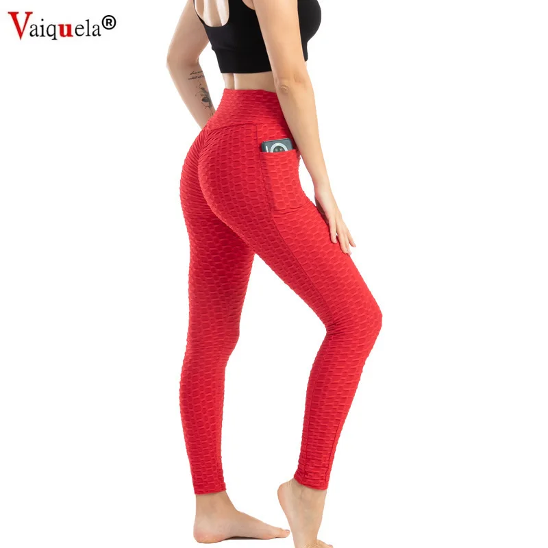Solid color pocket bubble Pants peach hip fitness suit running jacquard Yoga suit yoga pants with pocket stacked pants leggings
Solid color pocket bubble Pants peach hip fitness suit running jacquard Yoga suit yoga pants with pocket stacked pants leggings
