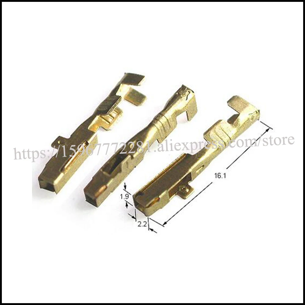 DJ621-F1.2A brass H62Y Female terminal car male female Connector cable housing Connector automotive plug H:1.9,W:2.2,L:16.1
DJ621-F1.2A brass H62Y Female terminal car male female Connector cable housing Connector automotive plug H:1.9,W:2.2,L:16.1