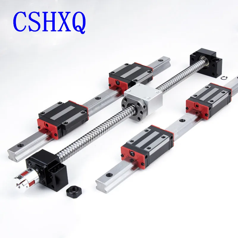 Шариковый винт SFU1605 + 2 линейных направляющих HGR20 + 4 блока Carraige HGH20CA/HGW20CC + BKBK12 + Корпус гайки + Соединитель 8*10 мм
Шариковый винт SFU1605 + 2 линейных направляющих HGR20 + 4 блока Carraige HGH20CA/HGW20CC + BKBK12 + Корпус гайки + Соединитель 8*10 мм