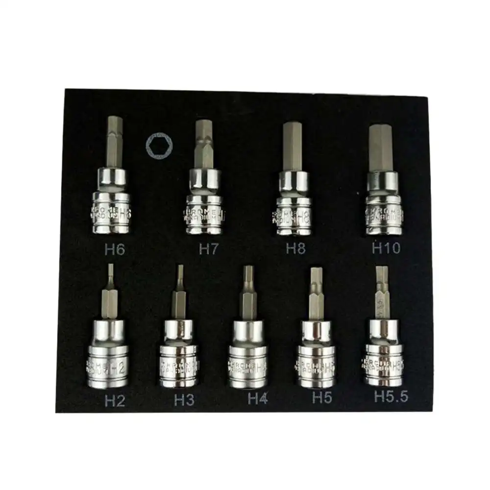 9* High Quality Pressure Batch Socket Set 9PC 3/8"DR Pressure Batch Socket Set
9* High Quality Pressure Batch Socket Set 9PC 3/8"DR Pressure Batch Socket Set