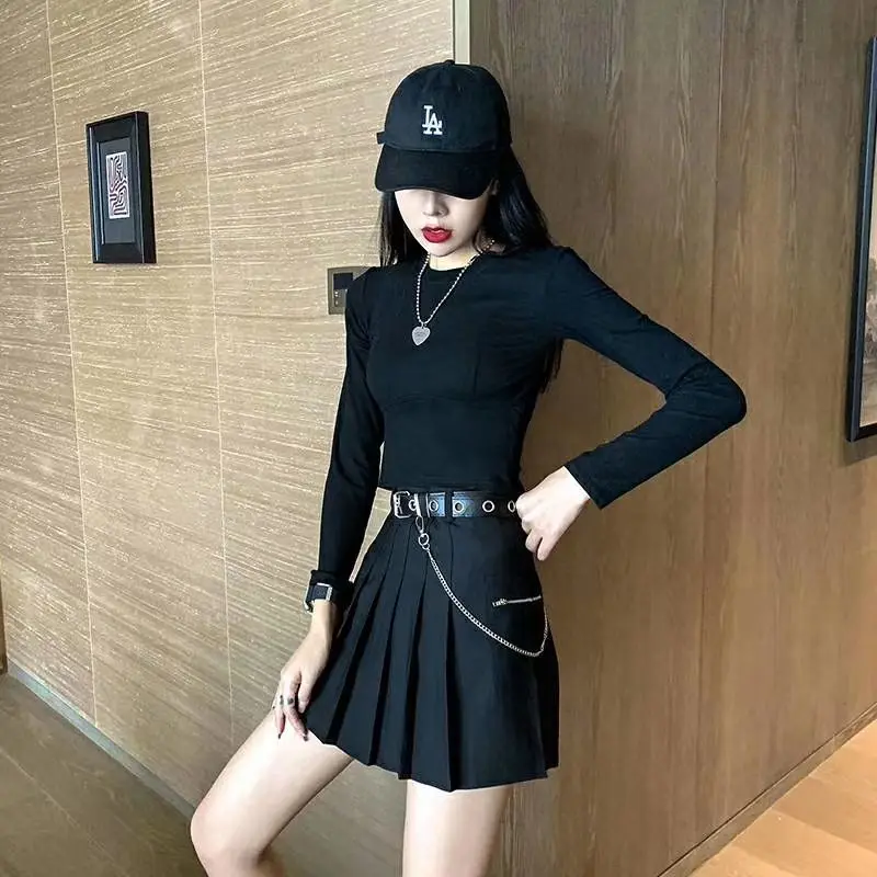Girls Black Pleated Skirt High Waist Show Thin 2021 New Pattern Tooling style Korean Version stude skirt
Girls Black Pleated Skirt High Waist Show Thin 2021 New Pattern Tooling style Korean Version stude skirt