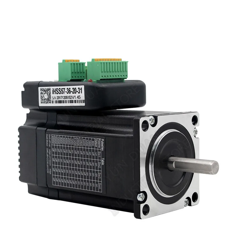 2Nm NEMA23 шаговый двигатель кодировщик 57 мм 286Oz.in JMC интегрированный 36V DC 1500rpm DSP Гибридный замкнутый цикл шаговый двигатель сервопривод
2Nm NEMA23 шаговый двигатель кодировщик 57 мм 286Oz.in JMC интегрированный 36V DC 1500rpm DSP Гибридный замкнутый цикл шаговый двигатель сервопривод