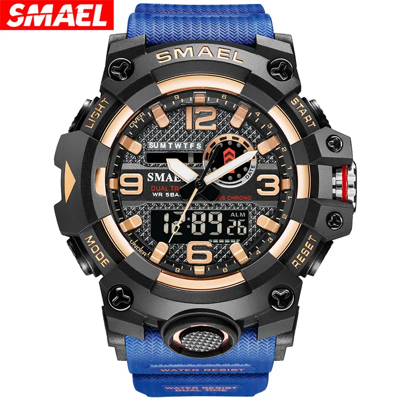New Outdoor Electronic Sports Watch Leisure Large Dial Double Display Amazon Hot Waterproof Watch
New Outdoor Electronic Sports Watch Leisure Large Dial Double Display Amazon Hot Waterproof Watch