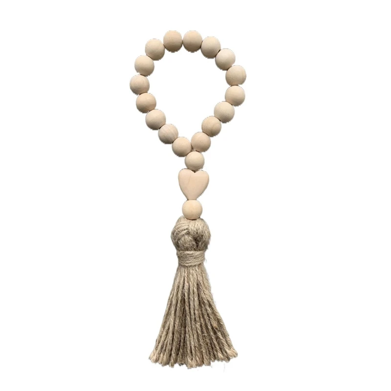 Bead String - Wood Bead Garland with Tassels Farmhouse Beads Home Decoration Natural Wood Bead Room Decor
Bead String - Wood Bead Garland with Tassels Farmhouse Beads Home Decoration Natural Wood Bead Room Decor