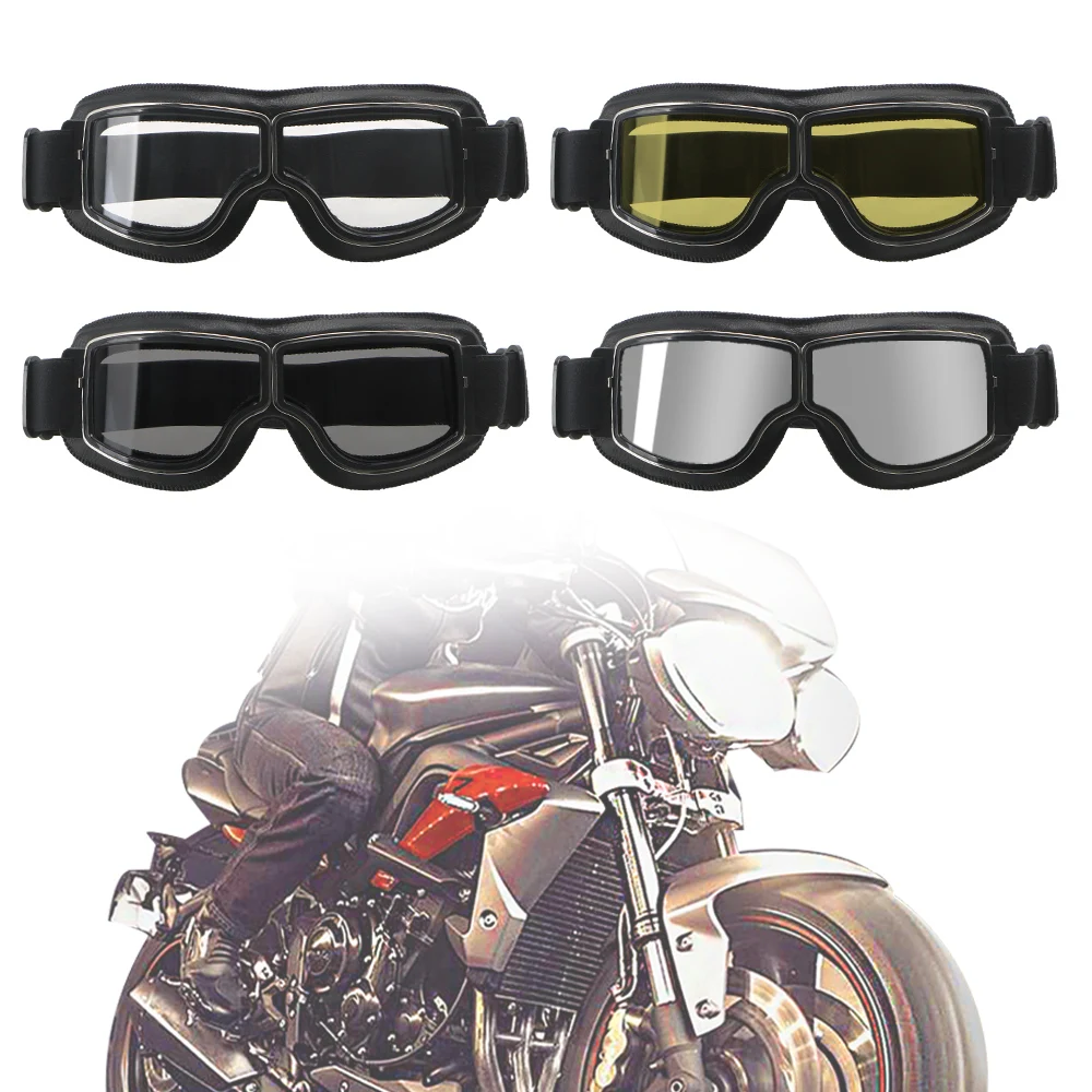 Universal Vintage Motorcycle Goggles Steampunk Helmet Goggles Motocross Eyewear Mask Motorbike Glasses Windproof
Universal Vintage Motorcycle Goggles Steampunk Helmet Goggles Motocross Eyewear Mask Motorbike Glasses Windproof