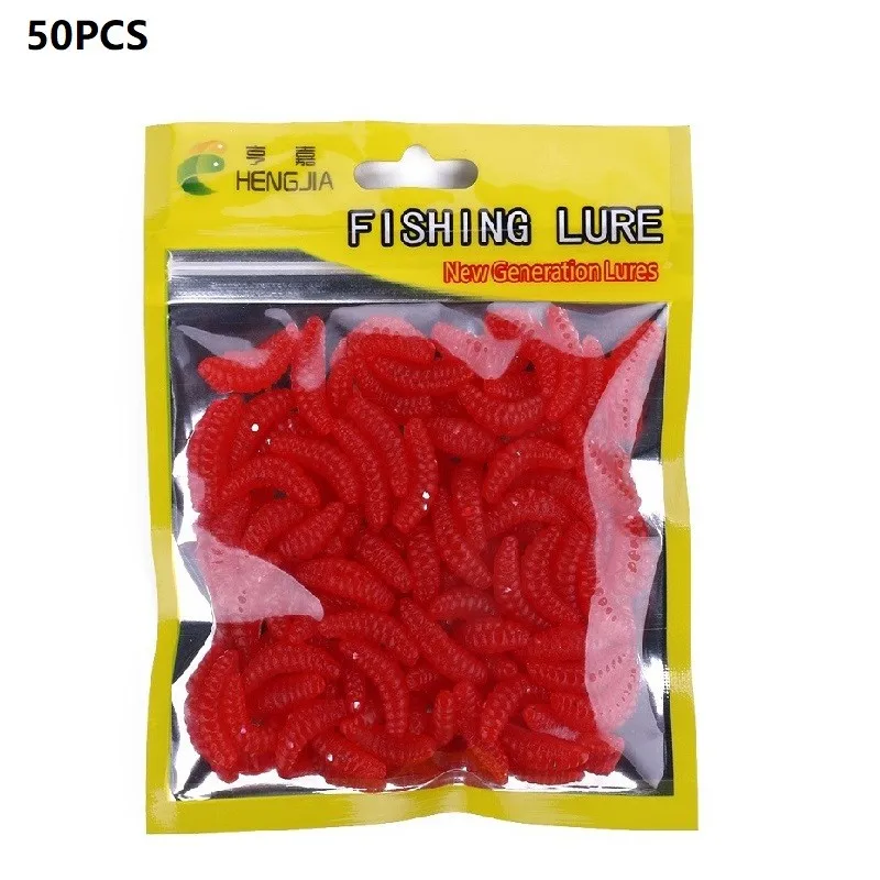 50Pcs Carp Fishing Baits Artificial Soft Imitation Bait Maggots Grub Lure Fake For Carp Hair Rigs Plastic Hair Carp Rigs Access
50Pcs Carp Fishing Baits Artificial Soft Imitation Bait Maggots Grub Lure Fake For Carp Hair Rigs Plastic Hair Carp Rigs Access