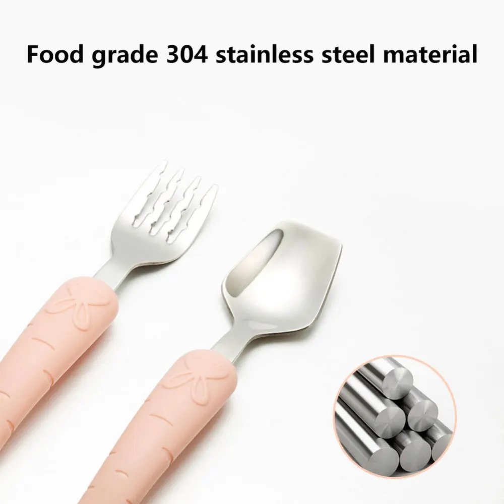 Baby Soup Spoon Fork Set Food Feeding Spoon Fork Stainless Steel Solid Feeding
Baby Soup Spoon Fork Set Food Feeding Spoon Fork Stainless Steel Solid Feeding