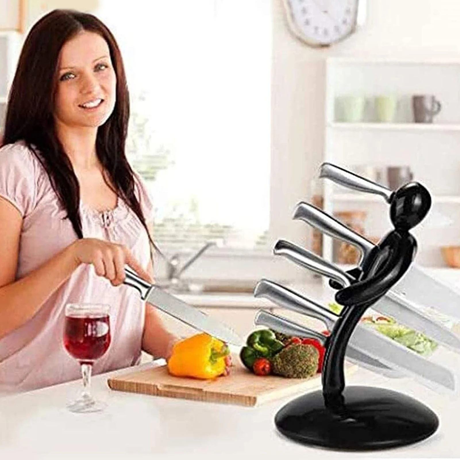 Knife Holder Block Humanoid Knife Block Holder Holder knife stand Kitchen Accessories Organizer exceptional
Knife Holder Block Humanoid Knife Block Holder Holder knife stand Kitchen Accessories Organizer exceptional
