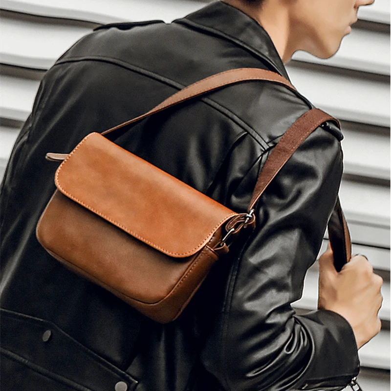 Vintage Men's Crossbody Bags Luxury Solid Color Messenger Bag Men's Handbags Sling Bags Male Casual Pack
Vintage Men's Crossbody Bags Luxury Solid Color Messenger Bag Men's Handbags Sling Bags Male Casual Pack