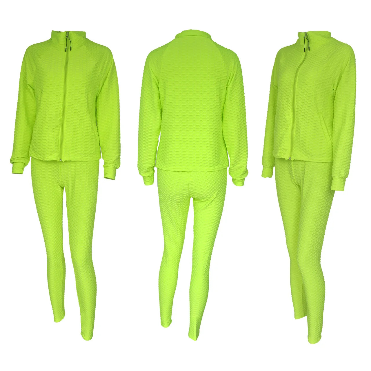 Kalenmos Winter 2 Piece Set Women Stand-up Collar Zipper Sweater Two-piece Pants Jogger Women's Solid Color Sports Outfits
Kalenmos Winter 2 Piece Set Women Stand-up Collar Zipper Sweater Two-piece Pants Jogger Women's Solid Color Sports Outfits