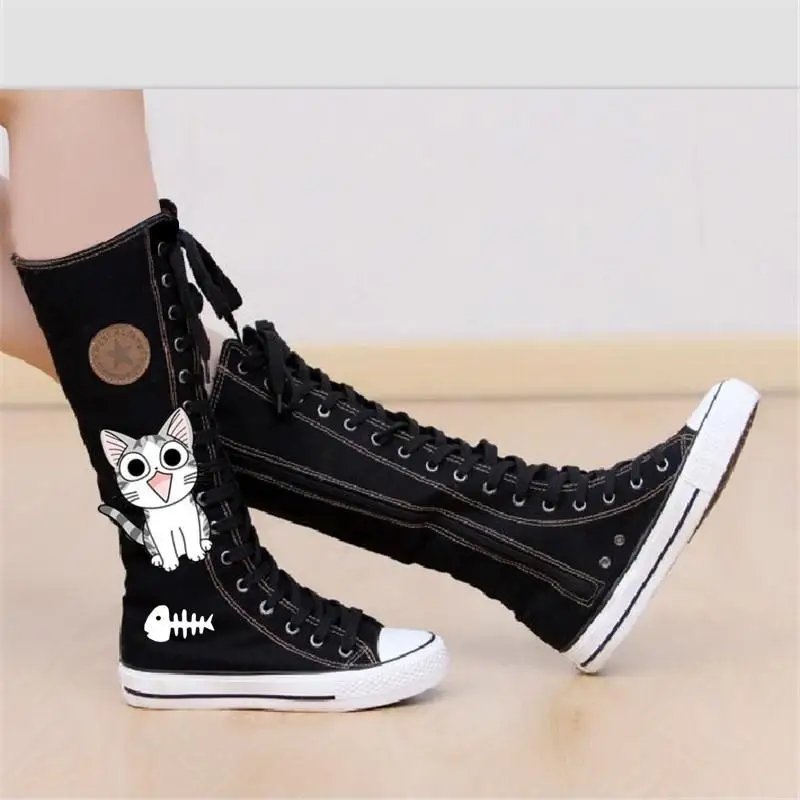 Spring Hole High-Top Boots Men's and Women's Hollow Breathable High-Top Dancing Shoes Large Size Side Zipper Canvas Shoes
Spring Hole High-Top Boots Men's and Women's Hollow Breathable High-Top Dancing Shoes Large Size Side Zipper Canvas Shoes