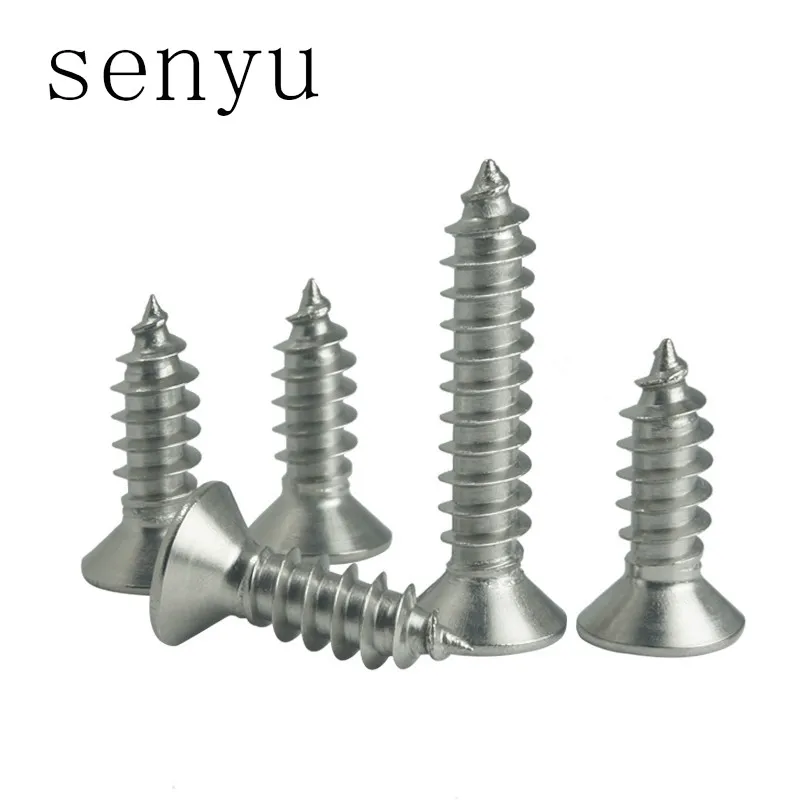 SENYU Stainless Steel 304 M2.2 M2.6 M3 M3.5Cross Recessed Flat CountersunK Head Screws Phillips Self-tapping Wood Screws
SENYU Stainless Steel 304 M2.2 M2.6 M3 M3.5Cross Recessed Flat CountersunK Head Screws Phillips Self-tapping Wood Screws