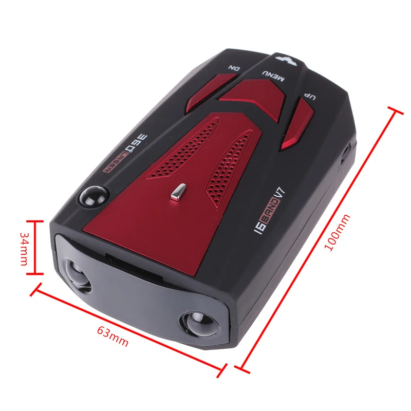 Car Radar Detector Auto City/Highway Mode 360 Degree Vehicle V7 Speed Voice Alert Alarm Warning LED Display
Car Radar Detector Auto City/Highway Mode 360 Degree Vehicle V7 Speed Voice Alert Alarm Warning LED Display