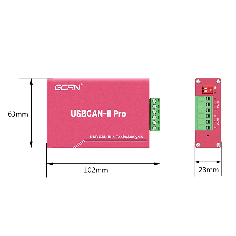 2-канальный адаптер Usbcan Pro, Canbus, Usb, Usb-Can Box, поддержка интерфейса Dbc Canopen 6
2-канальный адаптер Usbcan Pro, Canbus, Usb, Usb-Can Box, поддержка интерфейса Dbc Canopen 6