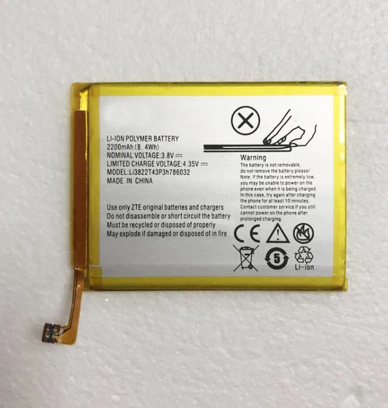 GeLar 2200mAhFor zte Li3822T43P3h786032 аккумулятор для мобильного телефона Orbic RC 501L|Аккумуляторы