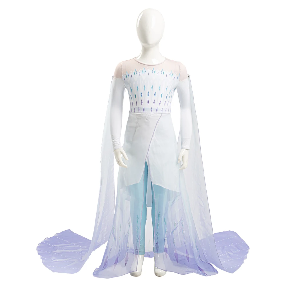 Queen Elsa Cosplay Costume Ahtohallan White Ice Flake Dress Girls Children Party Performance Clothing
Queen Elsa Cosplay Costume Ahtohallan White Ice Flake Dress Girls Children Party Performance Clothing