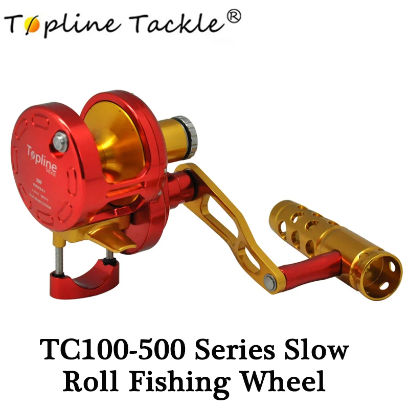Topline Aluminum CNC Machined Trolling Boat Fishing Reel TC100-500 Series Max 25kg-35kg Wheel Sea Slow Jigging Reel for Saltwate
Topline Aluminum CNC Machined Trolling Boat Fishing Reel TC100-500 Series Max 25kg-35kg Wheel Sea Slow Jigging Reel for Saltwate