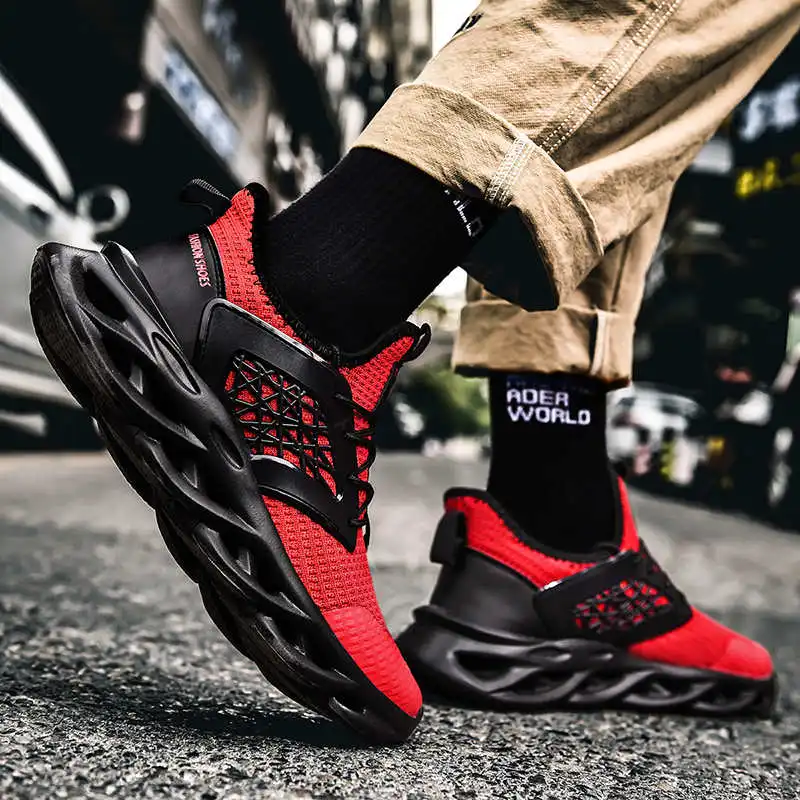 Blade Men's Running Shoes 2021 Lace Up Non-slip Men Sneakers Plus Size Low Top Sport Shoes Male Fly Weaving Men Sports Shoes 19G 
Blade Men's Running Shoes 2021 Lace Up Non-slip Men Sneakers Plus Size Low Top Sport Shoes Male Fly Weaving Men Sports Shoes 19G