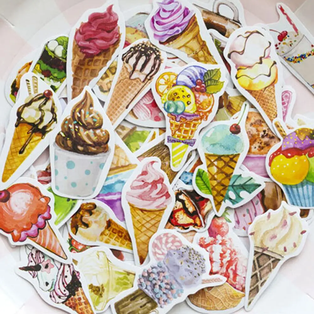 50 Pcs/pack DIY Summer Colorful Ice Cream Set Stickers Decorative Cartoon Fridge Stickers Scrapbooking Diary Album Sticky Lable
50 Pcs/pack DIY Summer Colorful Ice Cream Set Stickers Decorative Cartoon Fridge Stickers Scrapbooking Diary Album Sticky Lable