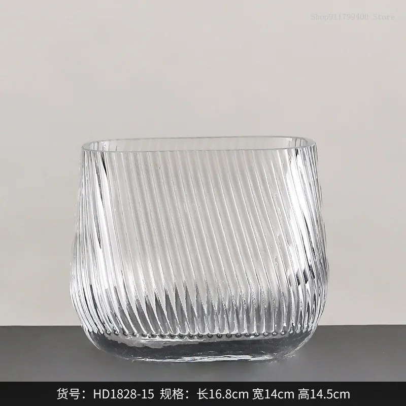 Striped glass vase desktop decoration modern minimalist home decoration living room decoration dining table decoration
Striped glass vase desktop decoration modern minimalist home decoration living room decoration dining table decoration