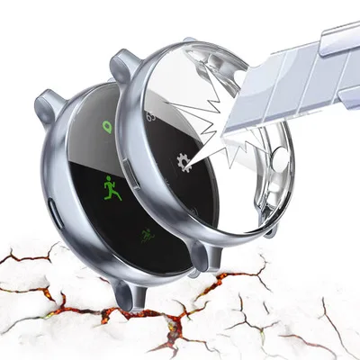 Чехол-бампер для Samsung galaxy watch active 2 1 Силиконовая защита экрана с полным покрытием