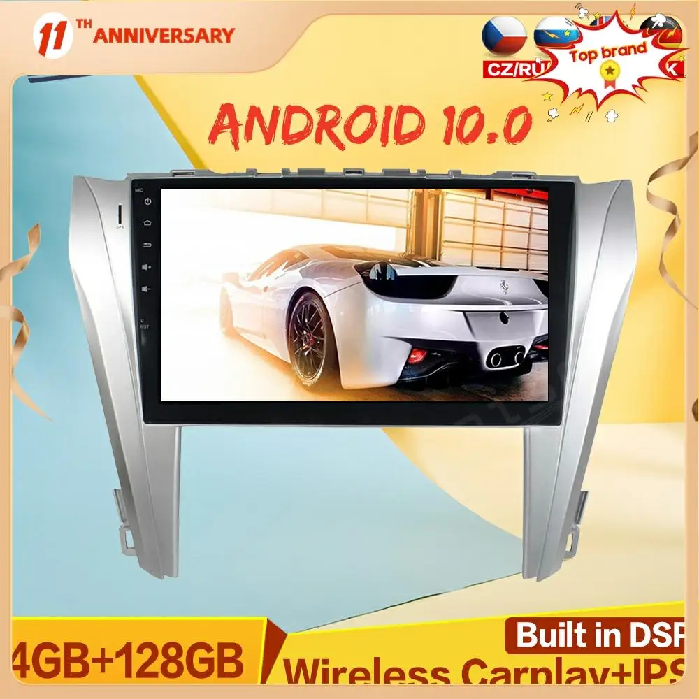 128 ГБ Android 10 для Toyota Camry 2015 - 17 автомобильный радиоплеер GPS-навигация автомобильный стерео Мультимедийный Плеер DSP Carplay
128 ГБ Android 10 для Toyota Camry 2015 - 17 автомобильный радиоплеер GPS-навигация автомобильный стерео Мультимедийный Плеер DSP Carplay